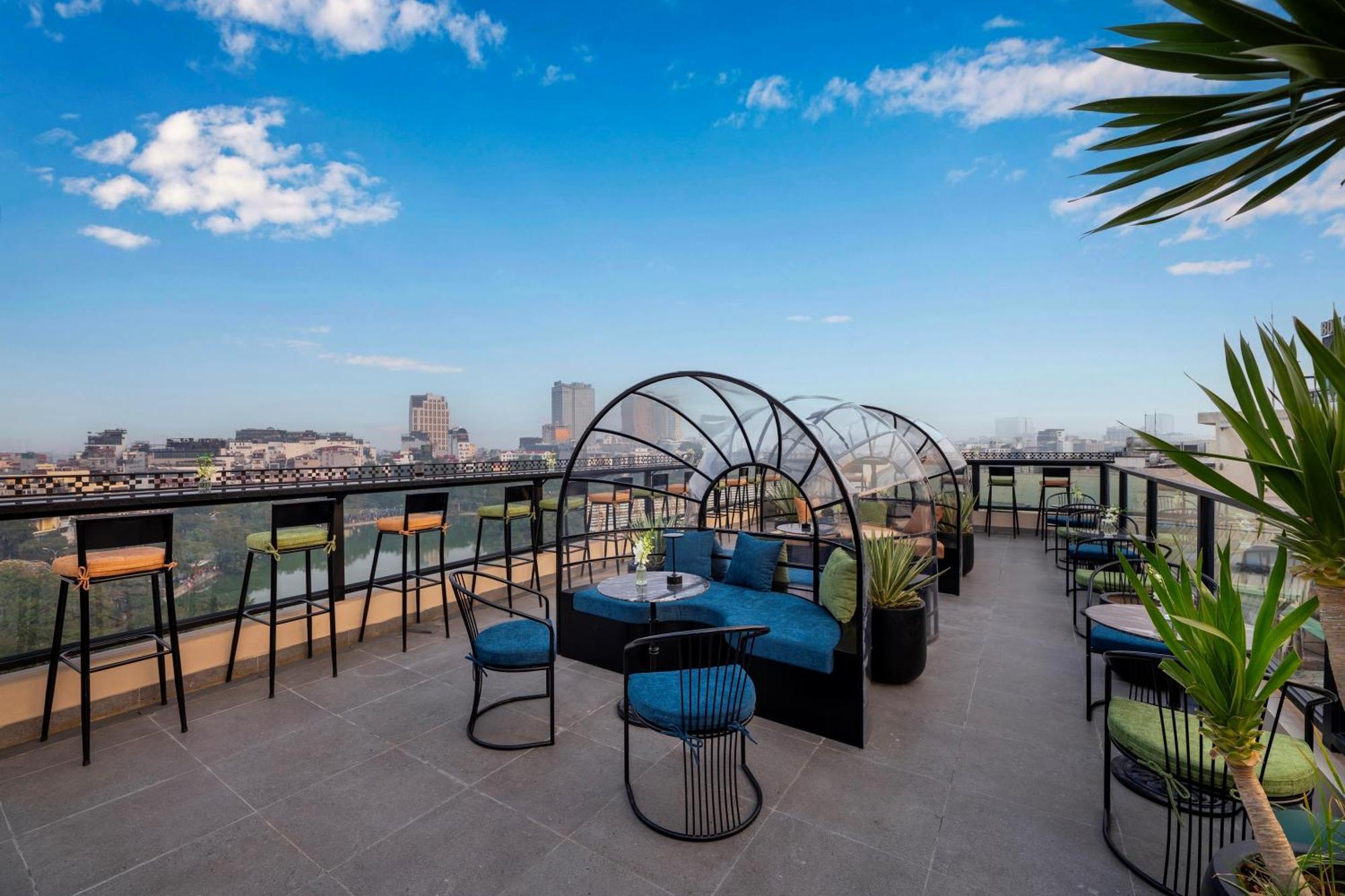 Le Premier Hotel & Rooftop Bar ฮานอย ภายนอก รูปภาพ